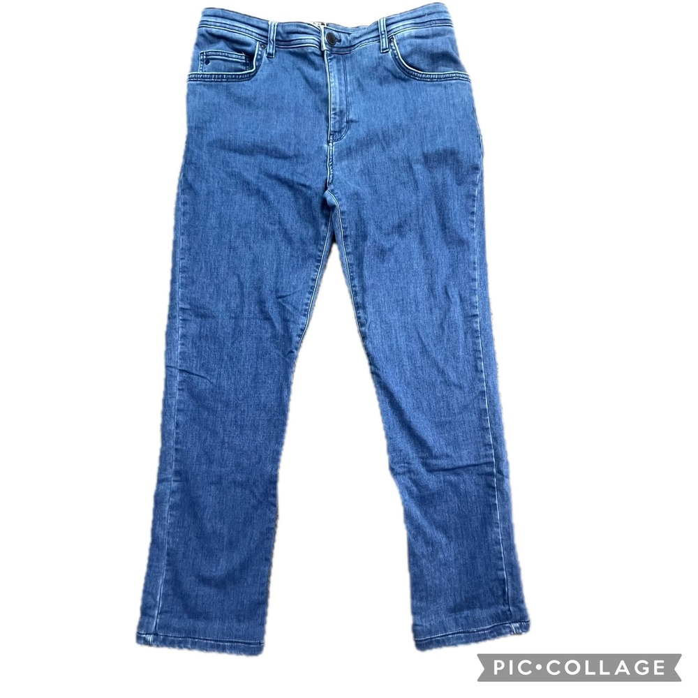 JACK OF SPADES Mens Straight Leg Blue‎ Denim Jeans 38x34